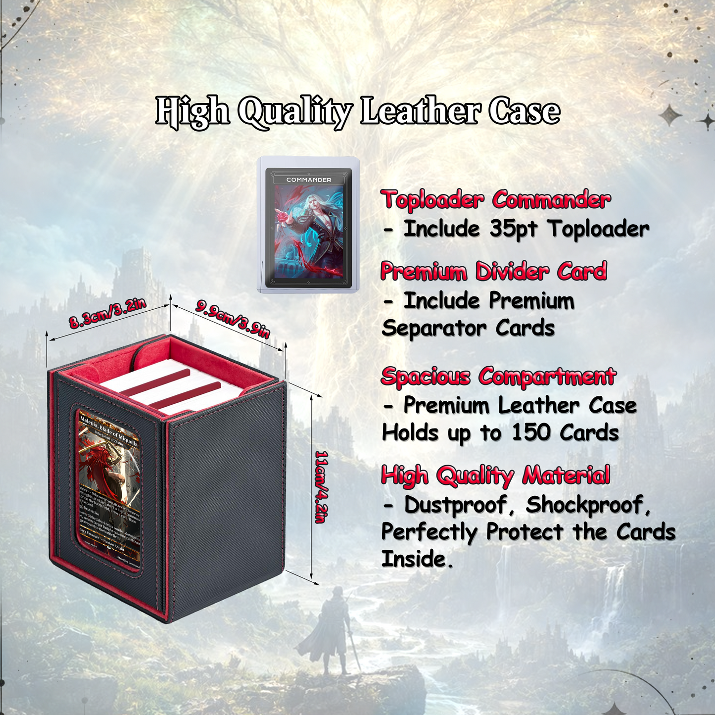 Elden Ring Commander Deck • Elden Ring Mtg Proxy Deck • Mtg Commander Deck • Custom MTG card • Sidar Jabari of Zhalfir • Mtg Proxy Commander