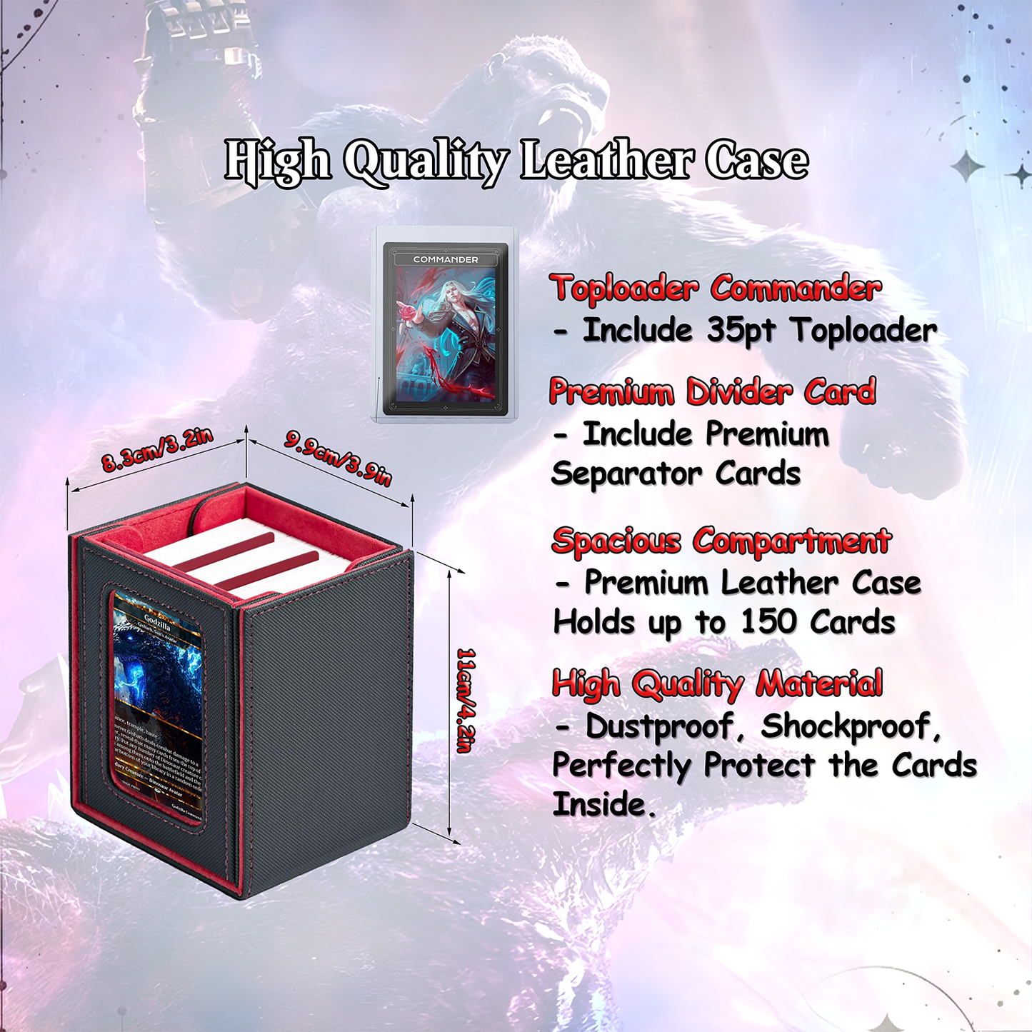 Godzilla Commander cEDH Deck - Godzilla Commander Magic Commander - Magic Proxy Deck with 170+ Unique Cards - Custom Cards MTG Proxy for Casual Play