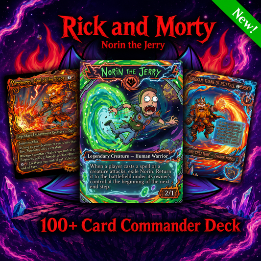 Norin the Wary Ri.ck and Mor.ty Proxy Commander Deck