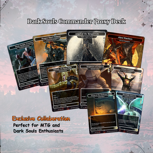 Dark Souls Proxy Deck 100 Cards + Tokens | Full Commander Deck EDH | VoidForge Proxy