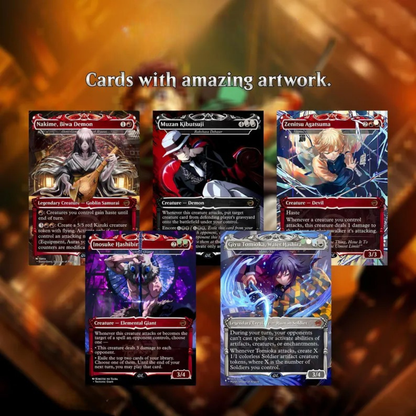 Demon Slayer Theme / Kimetsu no Yaiba Commander Deck / Premium Paper Proxy Deck / 100 cards + tokens / Combat Trigger Theme Bracket 4 EDH Magic Deck