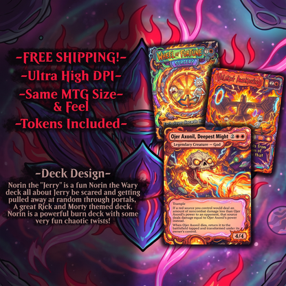 Norin the Wary Ri.ck and Mor.ty Proxy Commander Deck