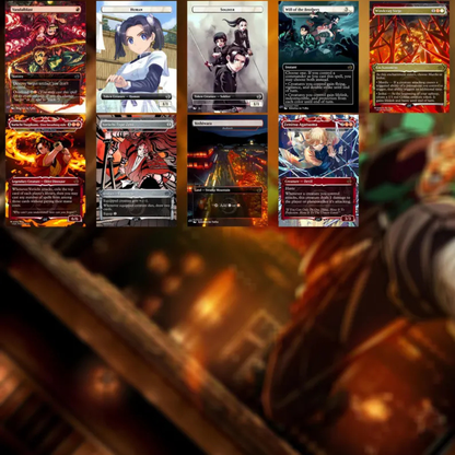 Demon Slayer Theme / Kimetsu no Yaiba Commander Deck / Premium Paper Proxy Deck / 100 cards + tokens / Combat Trigger Theme Bracket 4 EDH Magic Deck
