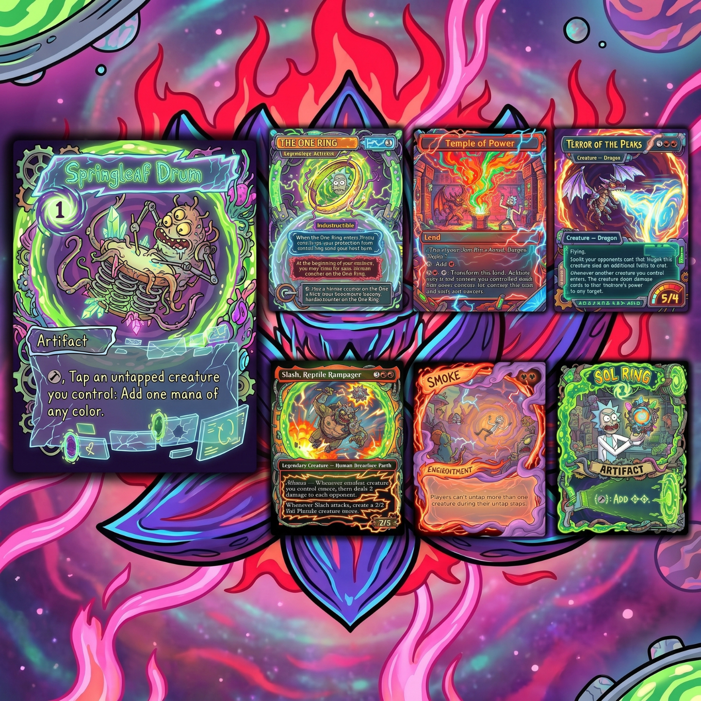 Norin the Wary Ri.ck and Mor.ty Proxy Commander Deck