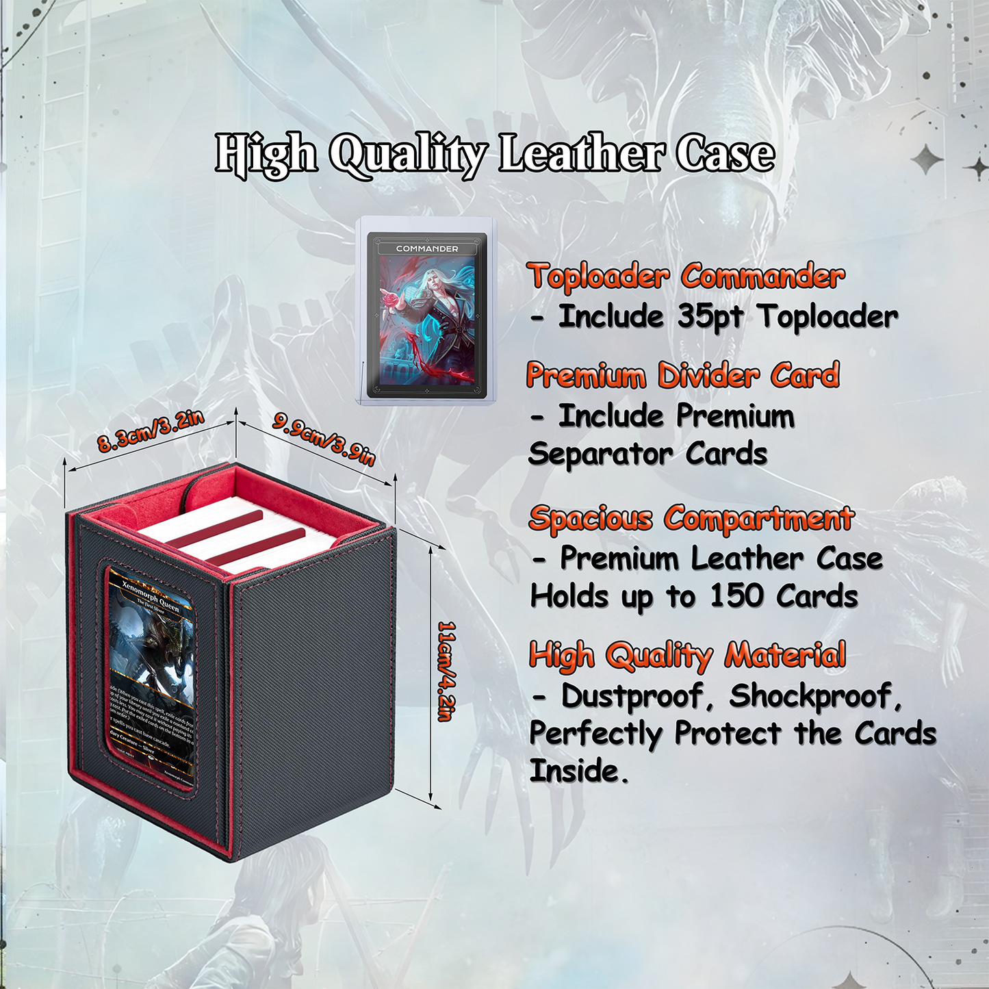Alien Commander cEDH Deck - Alien Commander Magic Commander - Magic Proxy Deck with 170+ Unique Cards - Custom Cards MTG Proxy for Casual Play