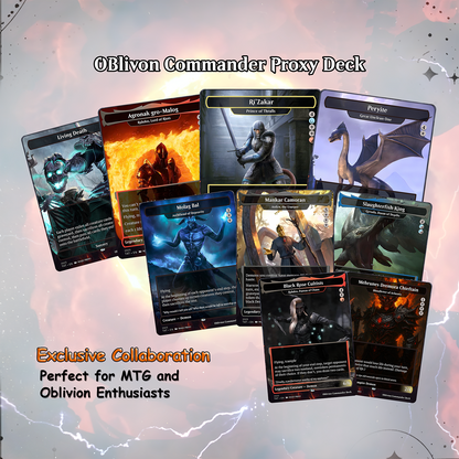 Oblivion Commander cEDH Deck - Oblivion Commander Magic Commander - Magic Proxy Deck with 150+ Unique Cards - Custom Cards MTG Proxy for Casual Play