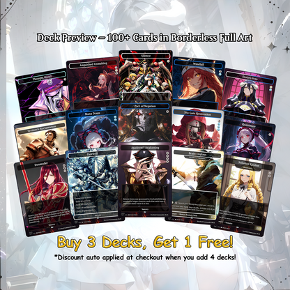 Overlord Commander cEDH Deck - Overlord Commander Magic Commander - Magic Proxy Deck with 160+ Unique Cards - Custom Cards MTG Proxy for Casual Play