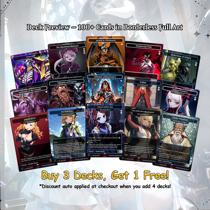 Overlord Commander cEDH Deck - Overlord Commander Magic Commander - Magic Proxy Deck with 160+ Unique Cards - Custom Cards MTG Proxy for Casual Play