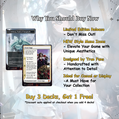 Overlord Commander cEDH Deck - Overlord Commander Magic Commander - Magic Proxy Deck with 160+ Unique Cards - Custom Cards MTG Proxy for Casual Play