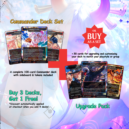 O.n.e P.i.e.c.e Commander cEDH Deck - O.n.e P.i.e.c.e Commander Magic Commander - Magic Proxy Deck with 160+ Unique Cards - Custom Cards MTG Proxy for Casual Play