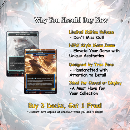 N.a.r.u.t.o N.i.n.j.a Commander Deck – Y.u.r.i.k.o R.e.i.m.a.g.i.n.e.d | F.a.s.t & S.n.e.a.k.y N.i.n.j.u.t.s.u EDH P.r.o.x.y