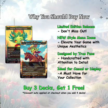 Landfall +1 Counter Proxy Deck 100 Cards + Tokens | Full Commander Deck EDH | VoidForge Proxy