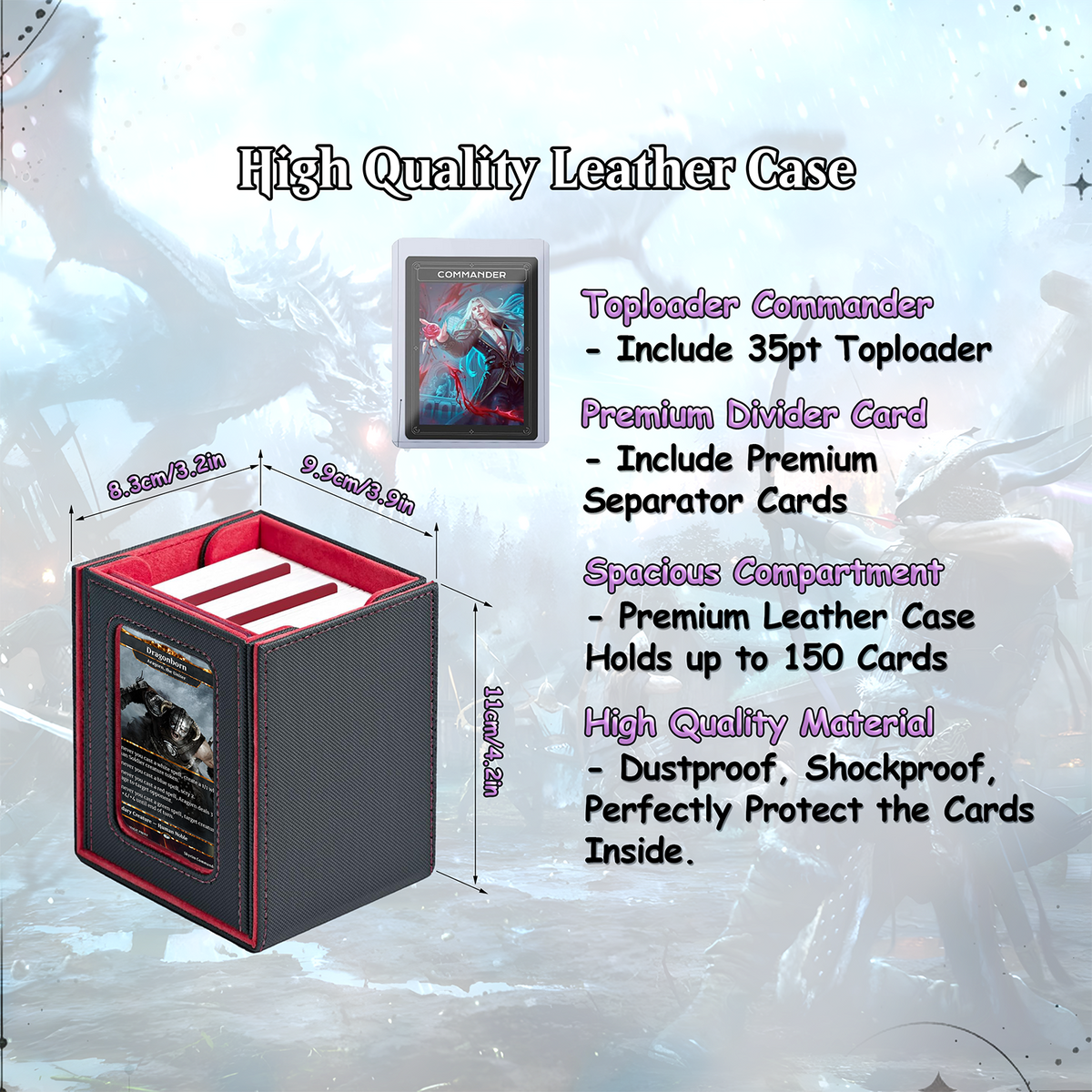 Skyrim Themed cEDH Deck - Skyrim Themed Magic Commander - Magic Proxy Deck with 160+ Unique Cards - Custom Cards MTG Proxy for Casual Play