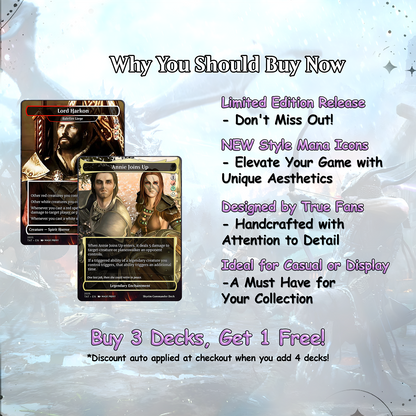 Skyrim Themed cEDH Deck - Skyrim Themed Magic Commander - Magic Proxy Deck with 160+ Unique Cards - Custom Cards MTG Proxy for Casual Play