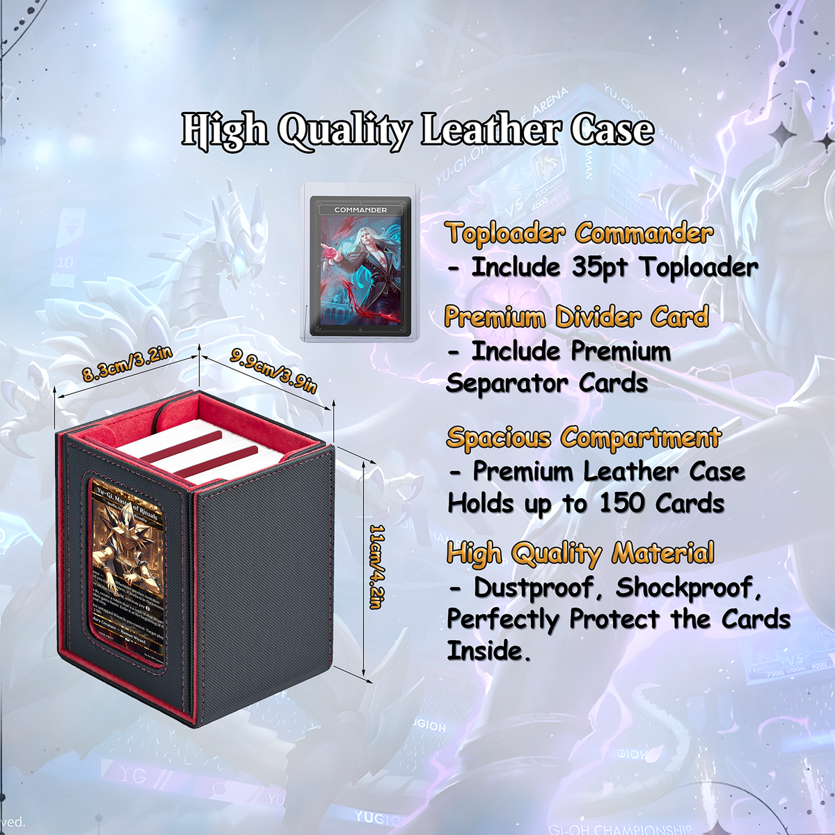 Yu-Gi-Oh! cEDH Deck - Yu-Gi-Oh Magic Commander - Magic Proxy Deck with 150+ Unique Cards - Custom Cards MTG Proxy for Casual Play