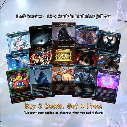 Yu-Gi-Oh! cEDH Deck - Yu-Gi-Oh Magic Commander - Magic Proxy Deck with 150+ Unique Cards - Custom Cards MTG Proxy for Casual Play
