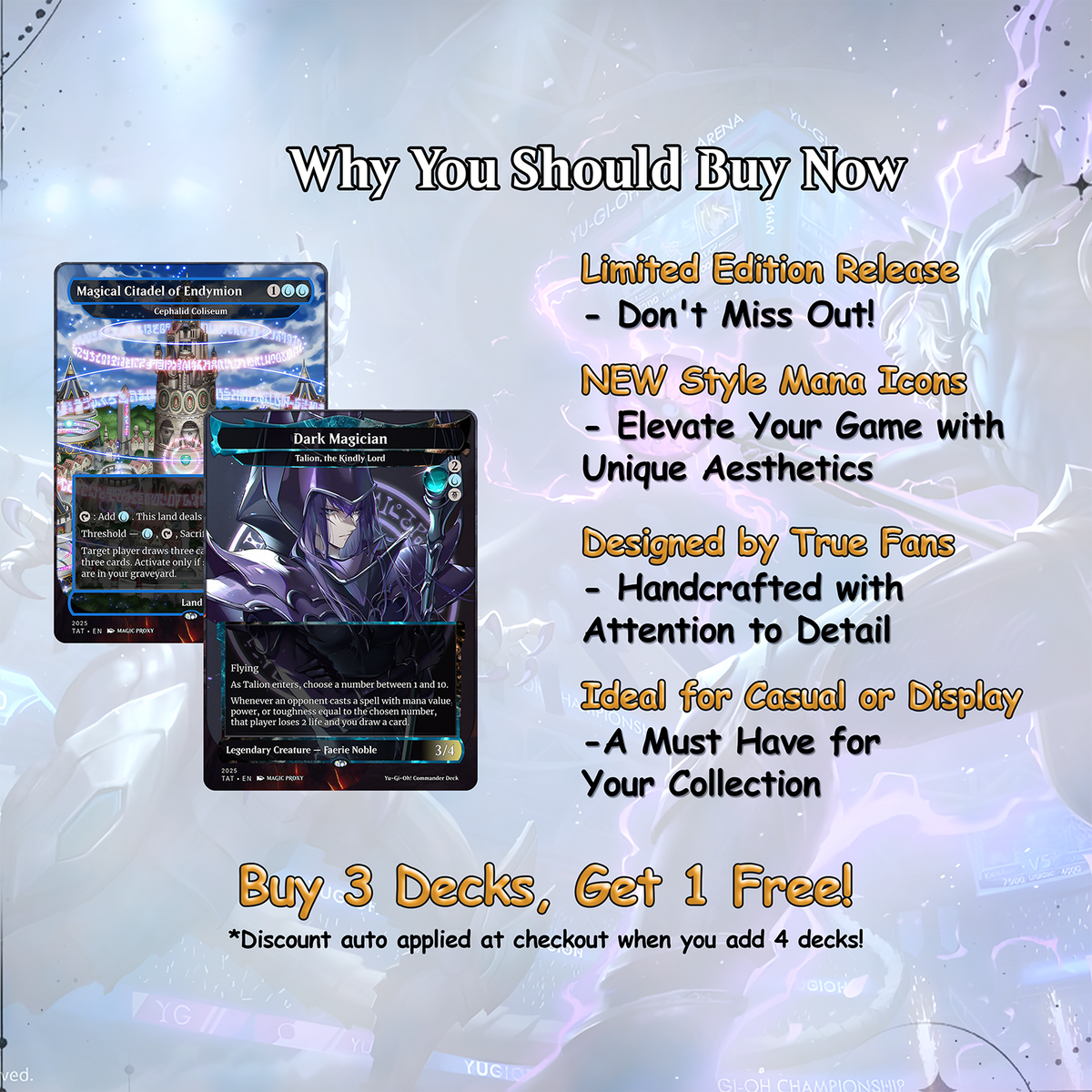 Yu-Gi-Oh! cEDH Deck - Yu-Gi-Oh Magic Commander - Magic Proxy Deck with 150+ Unique Cards - Custom Cards MTG Proxy for Casual Play